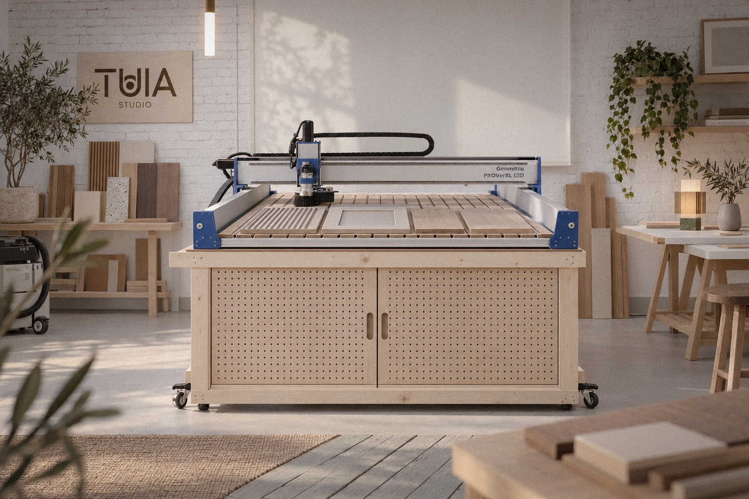 TUIA Studio CNC workshop